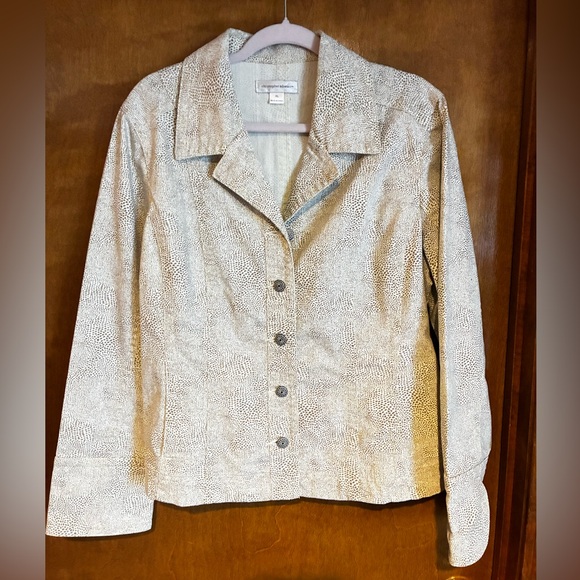 Christopher & Banks Beige Textured Blazer - Picture 9 of 9